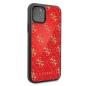 Preview: GUESS 4G Double Layer Glitter Hard Case Hülle für iPhone 11 Pro Rot, schwarz