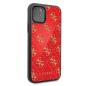 Preview: GUESS 4G Double Layer Glitter Hard Case Hülle für iPhone 11 Rot