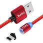 Preview: iPhone Magnet Ladekabel LED 8Pin USB Kabel & Magnet Plug 5V 2A 1m