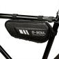 Preview: B-Soul Fahrradtasche für den Fahrradrahmen 1,5L YA301 Carbonmuster schwarz