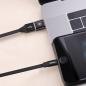 Preview: Baseus Adapter von USB auf USB Type-C Kabel Splitter OTG schwarz