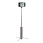 Preview: Baseus Luxus Teleskop Selfie Stick + Stativ mit Bluetooth-Fernbedienung rot