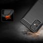 Preview: Carbon Case Flexibel Handyhülle TPU Schutzhülle für Samsung Galaxy S20 schwarz