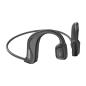 Preview: Dudao Funkkopfhörer Knochenleitungsfunktion Bluetooth 5.0 Kopfhörer schwarz
