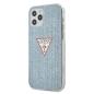 Preview: Guess Back Case Schutzhülle Jeans Collection für iPhone 12 / 12 Pro Blau
