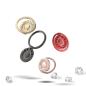 Preview: Kingxbar Adore Series Selbstklebender Ring mit Swarovski Kristalle, Halterung