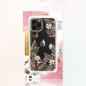 Preview: Kingxbar Butterfly Schutzhülle mit Swarovski-Kristallen iPhone 12 mini Rosa