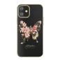 Preview: Kingxbar Butterfly Schutzhülle mit Swarovski-Kristallen iPhone 12 mini Gold