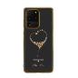 Preview: Kingxbar Wish Schutzhülle original Swarovski-Kristalle Galaxy S20 Ultra gold schwarz