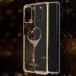 Preview: Kingxbar Wish Schutzhülle original Swarovski-Kristalle Samsung Galaxy S20+ silber gold