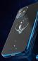 Preview: Kingxbar Wish Schutzhülle mit Swarovski-Kristallen für iPhone 12 / 12 Pro blau