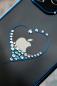 Preview: Kingxbar Wish Schutzhülle mit Swarovski-Kristallen für iPhone 12 Pro Max blau