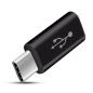 Mobile Preview: Micro USB zu USB Type C Adapter Datentransfer schnelles Laden schwarz