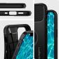 Preview: Spigen Rugged Armor Back Case Schutzhülle für iPhone 12 Mini schwarz matt