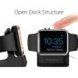 Preview: Spigen S350 Nachttisch Lade Dockingstation für Apple Watch 4/5/6/7/SE schwarz