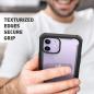 Preview: Supcase IBLSN Ares Back Case Panzer Schutzhülle für iPhone 12 mini schwarz