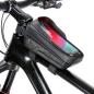 Preview: Tech-Protect V2 Fahrradtasche Rahmentasche 1L für Smartphone bis 6,7“ Schwarz