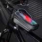 Preview: Tech-Protect V2 Fahrradtasche Rahmentasche 1L für Smartphone bis 6,7“ Schwarz