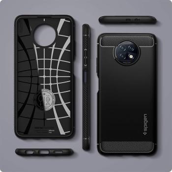 Spigen Rugged Armor Back Case Schutzhülle für Xiaomi Redmi Note 9T schwarz
