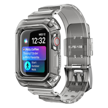 Supcase UB Pro Case Hülle für Apple Watch 4/5/6/7/SE (44MM) transparent