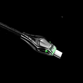 Floveme Super Daten-Ladekabel Quick Charge USB-C Snake Schlangenkopf 5A 1m