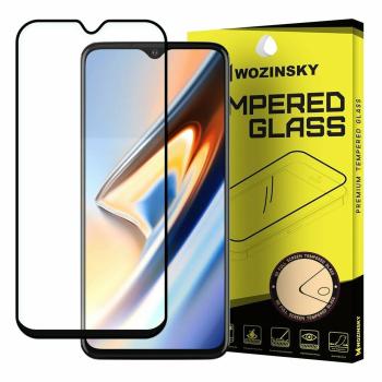 Wozinsky Schutzglas Full Glue Vollbild mit Rahmen für OnePlus 7T schwarz
