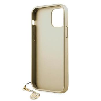 Guess Luxus Schutzhülle Back Case iPhone 12 mini 4G Charms Collection braun