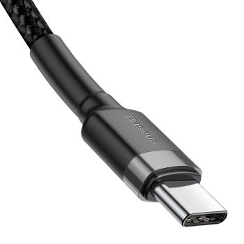 Baseus Cafule Ladekabel USB-C PD / USB-C PD PD2.0 60W 20V 3A QC3.0 1M schwarz