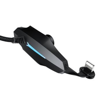 Baseus Colorful USB / Lightning Kabel mit Saugnapf für Spieler 1.5A 2m schwarz