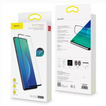 2x Baseus Fullscreen 3D Anti-Blue Displayschutzfolie Samsung Galaxy S10+ Plus schwarz