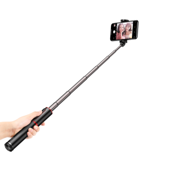 Baseus Luxus Teleskop Selfie Stick + Stativ mit Bluetooth-Fernbedienung rot