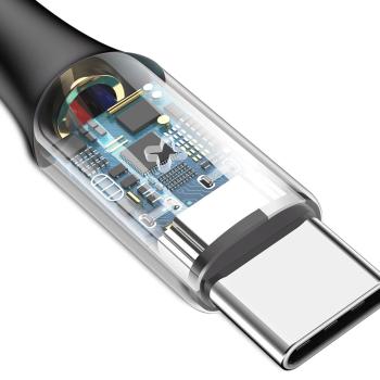 Baseus X-Type Ladekabel Datenkabel Typ-C 3A 1m schnell laden QC 3.0 LED licht