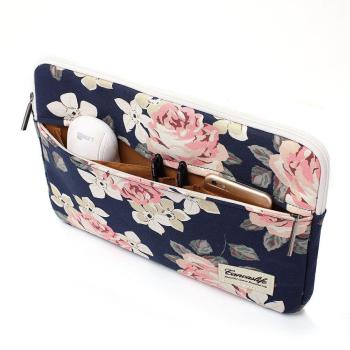 Preview: CANVASLIFE SLEEVE geblümte Laptoptasche Damentasche 15-16" Zoll NAVY ROSE Preview: CANVASLIFE SLEEVE geblümte Laptoptasche Damentasche 15-16" Zoll NAVY ROSE