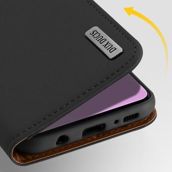 DUX DUCIS Wish Echtes Leder Book Case Schutzhülle für iPhone 11 Pro schwarz