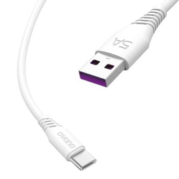Dudao USB USB Type C Daten Ladekabel 3A 1m weiß