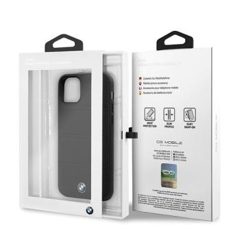 Etui Hardcase BMW Signature Horizontal Lines für iPhone 11 Pro schwarz