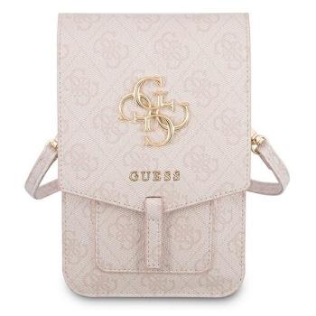 Guess kleine Luxus Handtasche Handytasche GUWBG4GFBR Pink mit 4G Big Logo