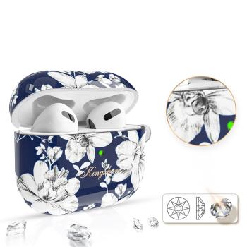 Kingxbar Blooming Pods Edles Case Etui für AirPods 3 mit Swarovski-Kristallen
