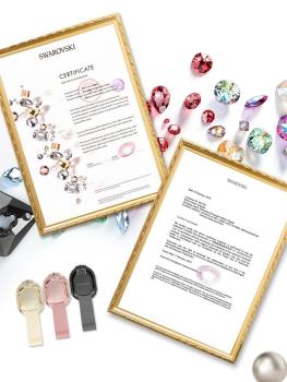 Kingxbar Princess Series Ring, Swarovski Kristalle, Halterung für Smartphones schwarz Gold