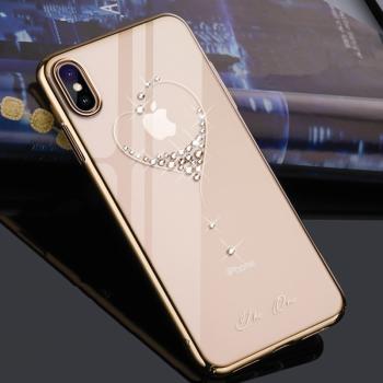 Kingxbar Wish Schutzhülle original Swarovski-Kristallen für Galaxy Note 10 gold