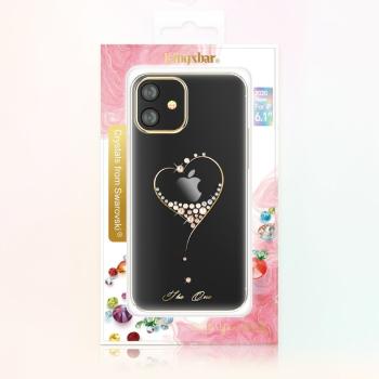 Kingxbar Wish Schutzhülle mit Swarovski-Kristallen für iPhone 12/12 Pro gold