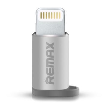 Remax Adapter Mikro USB auf Lightning Silber