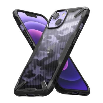 Ringke Fusion X Panzerhülle Schutzhülle für iPhone 13 schwarz Camo