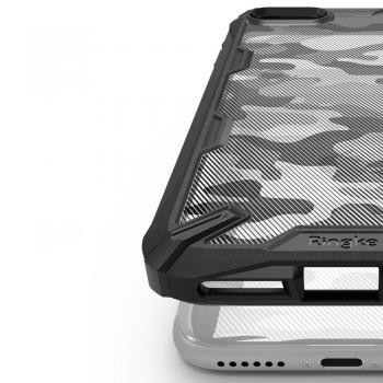 Ringke Fusion X Panzerhülle Schutzhülle für iPhone 7 / 8 / SE 2020 schwarz Camo