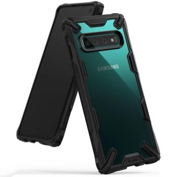 Ringke Fusion X Panzer Schutzhülle Case TPU Rahmen Samsung Galaxy S10+ Plus schwarz