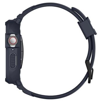 Spigen Rugged Armor ”PRO” Band, Case für Apple Watch 4/5/6/SE (44MM) Charcoal Grey