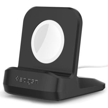 Spigen S350 Nachttisch Lade Dockingstation für Apple Watch 4/5/6/7/SE schwarz