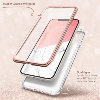 Supcase COSMO Back Case Luxus Schutzhülle für iPhone 12 mini Marmor Optik