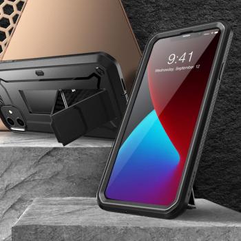Supcase Unicorn Beetle Pro Panzer Schutzhülle iPhone 12 mini schwarz