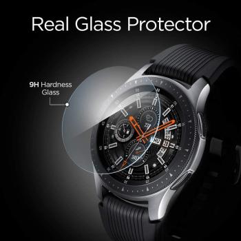 Spigen 9H gehärtetes Displayglas Glas.Tr Slim für Galaxy Watch 46mm